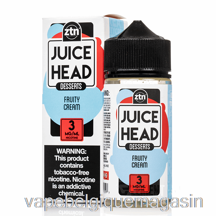 Vape Shop Bruxelles Crème Fruitée - Juice Head - 100ml 0mg